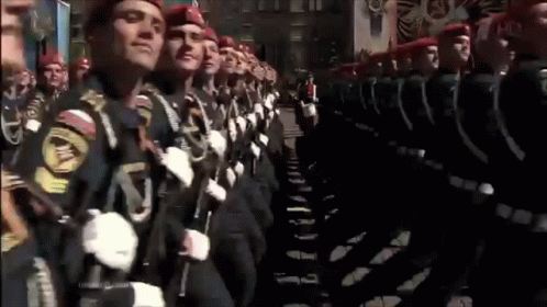 Side View Battalion March GIF