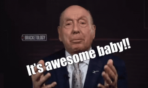 It's Awesome Baby March Madness GIF