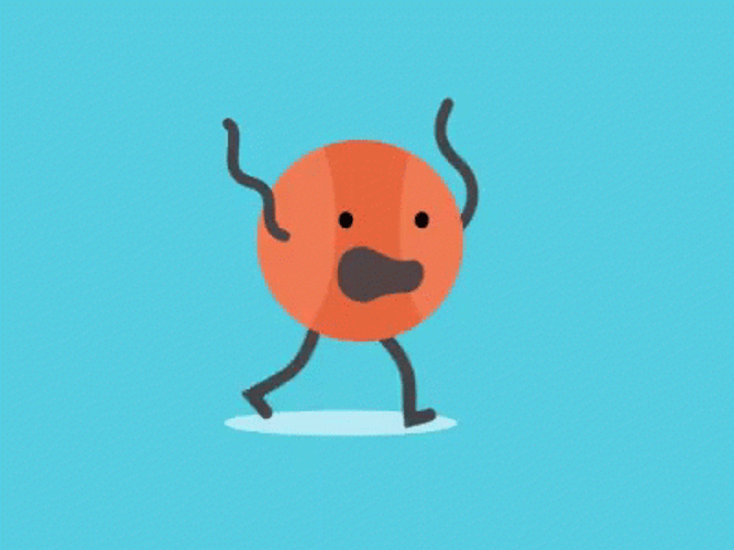 March Madness Running Ball GIF