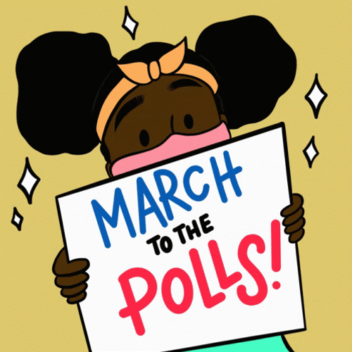 March To The Polls Animated GIF