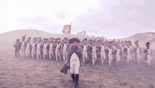Marching Soldiers Napoleon Meme GIF