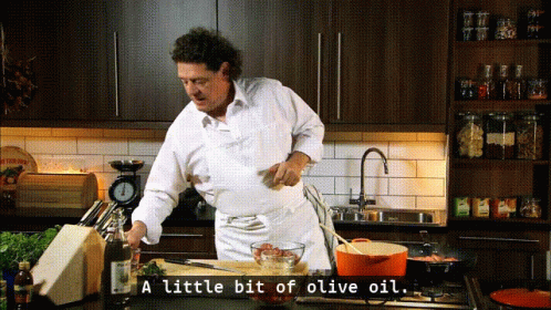 Marco Pierre White Little Bit Of Olive Oil GIF