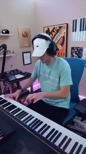 Marcus Veltri Playing Piano GIF