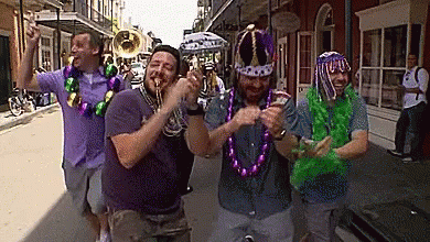 Mardi Gras Impractical Jokers GIF