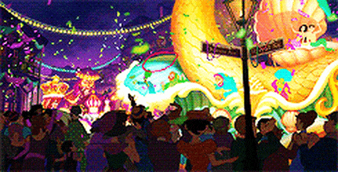 Mardi Gras Princess And The Frog GIF
