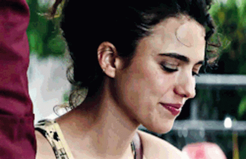 Margaret Qualley As Trish Johnson Stars At Noon GIF