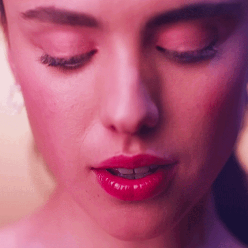 Margaret Qualley The Substance Sue Face Closeup GIF