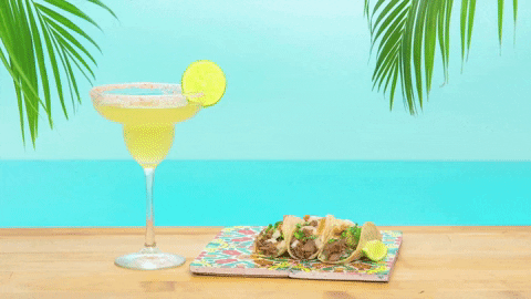 Margarita On Beach Time Lapse GIF
