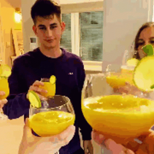 Margaritas Cheers Happy Friends GIF