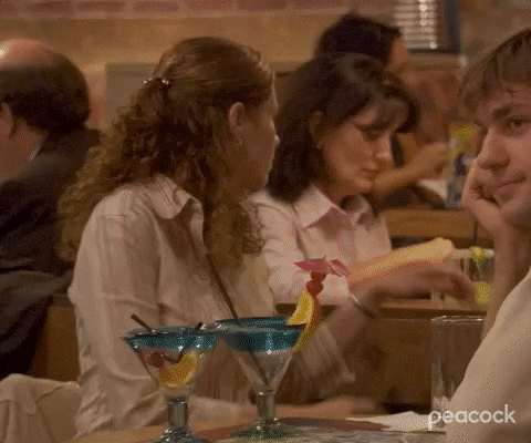 Margaritas Pam Beesly The Office Drinking GIF