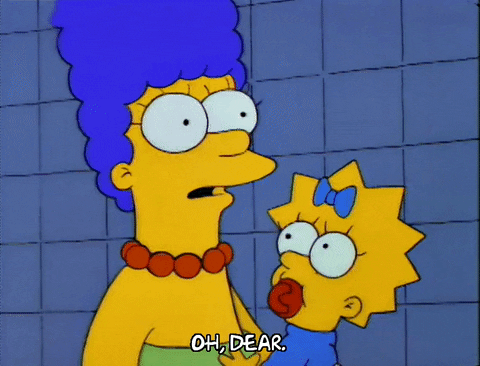 Marge Carrying Maggie The Simpsons Oh Dear GIF