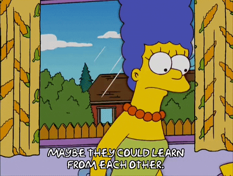 Marge Lisa Maybe They Could Learn The Simpsons GIF