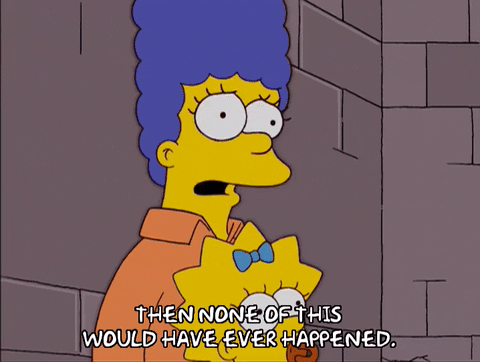 Marge Maggie None Of This Would Have Happened GIF