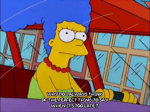 Marge Simpson Anxious Car Driving GIF