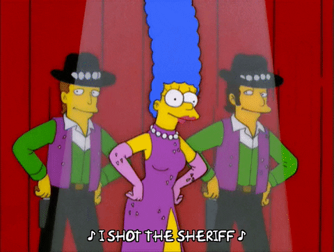 Marge Simpson Broadway Performance The Simpsons GIF