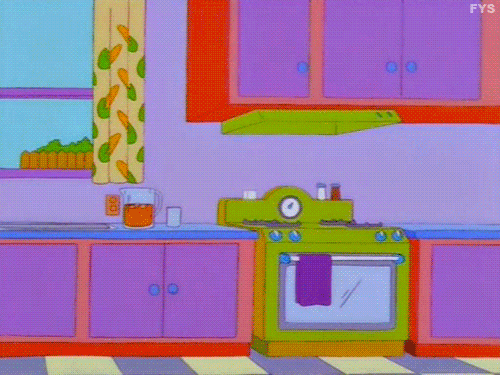 Marge Simpson Chasing Monkey Away GIF