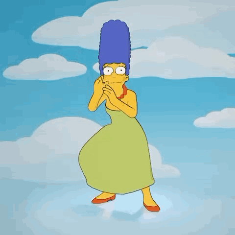 Marge Simpson Dancing in the Sky