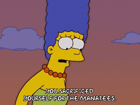 Marge Simpson Fretting About Homer GIF