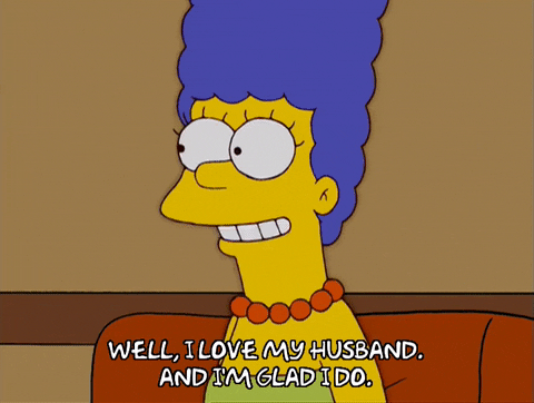 Marge Simpson I Love My Husband GIF