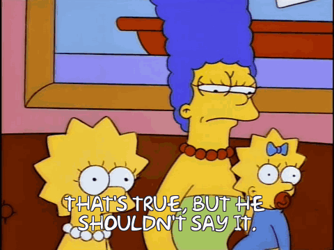 Marge Simpson Saying That's True