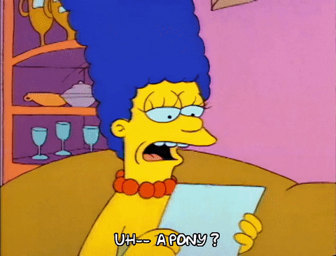 Marge Simpson Shocked Reaction GIF