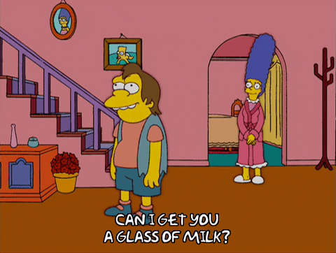 Marge Simpson Talking To Nelson Muntz GIF