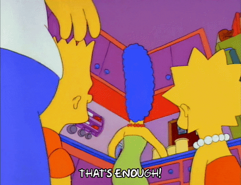 Marge Simpson Thats Enough GIF