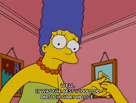 Marge Simpson The Best I Could Do GIF