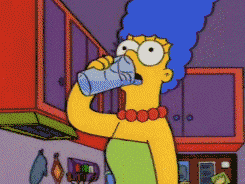 Marge Simpson Tripping Kitchen GIF