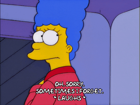 Marge Simpson Undressing Taunting Laugh GIF