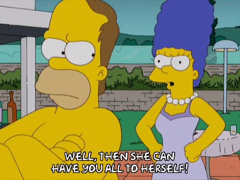 Marge Simpson Well Then She Can Have You To Herself GIF