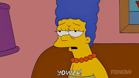 Marge Simpson Wowza Ready For Show GIF