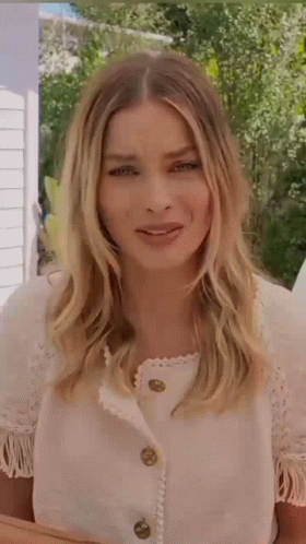 Margot Robbie Cute Big Smile GIF