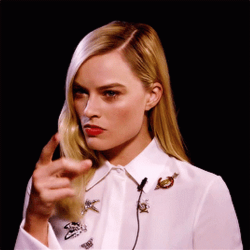 Margot Robbie Im Watching You GIF