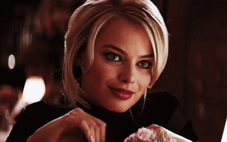 Margot Robbie Penetrating Glaze GIF