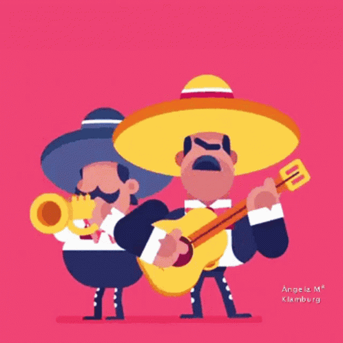 Mariachi Band Playing Instruments