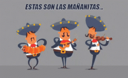 Mariachi Players Singing Mananitas