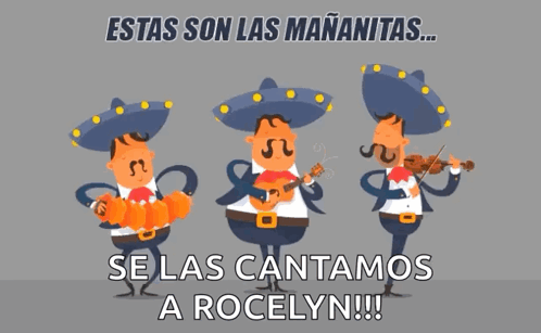 Mariachi Players Singing to Rocelyn
