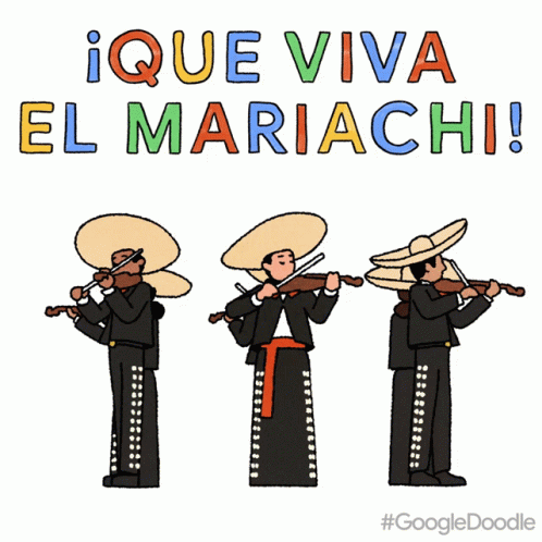 Mariachi Playing Violins Que Viva El Mariachi