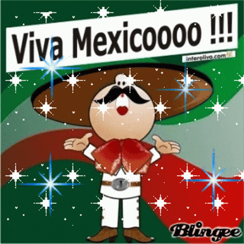 Mariachi With Sombrero and Bow Tie Saying Viva Mexicooo