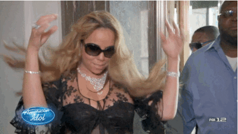 Mariah Being Fab With Sunglasses GIF