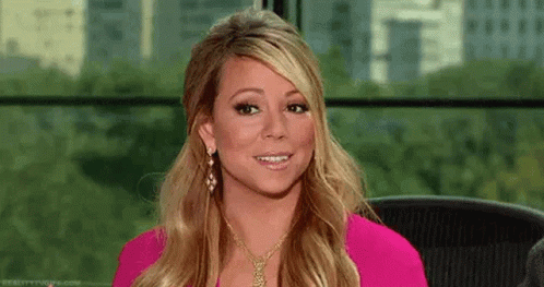 Mariah Carey Looking Around GIF