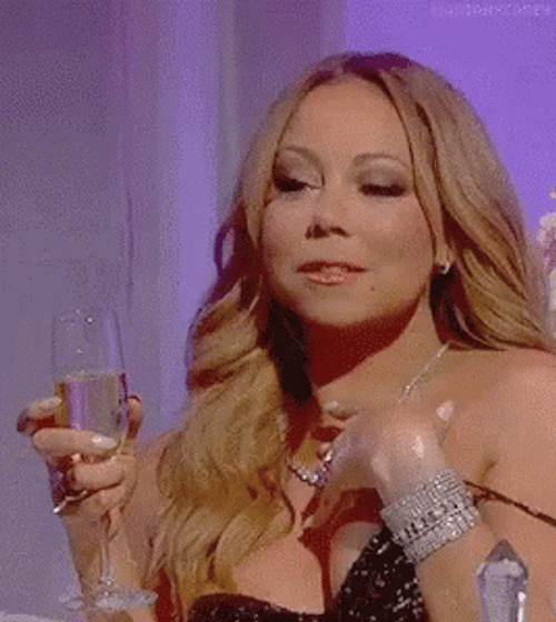 Mariah Carey Flattered Smile GIF