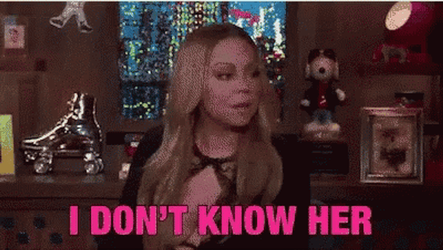 Mariah Carey I Don't Know Her GIF