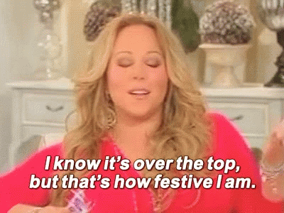 Mariah Carey Over The Top GIF