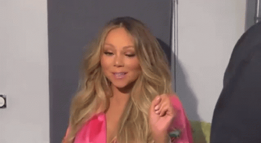 Mariah Carey Shrugging GIF