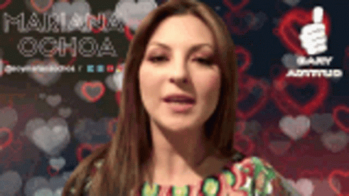 Mariana Ochoa Thumbs Up With Hearts GIF
