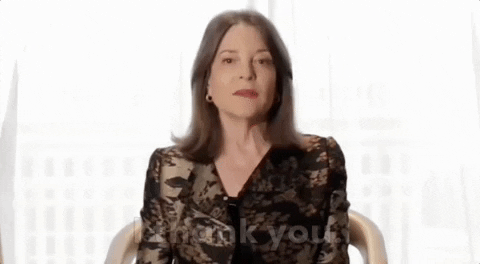 Marianne Williamson I Bless You GIF