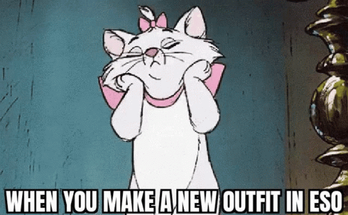 Marie From The Aristocats Is Wearing A Pink Bow Around Her Neck GIF
