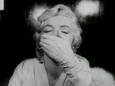 Marilyn Monroe Big Kiss GIF
